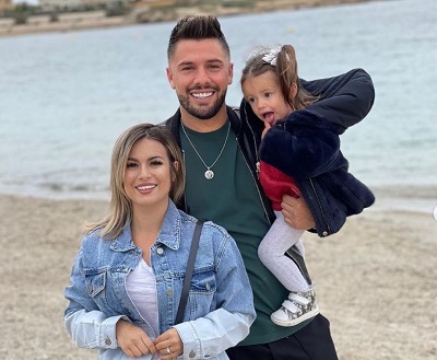 Kevin GUEDJ with his wife Carla Moreau and daughter Ruby Guedj