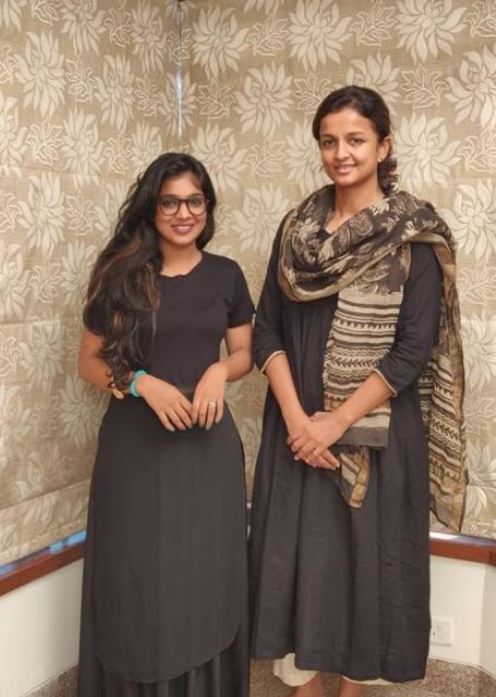 Kiruthiga Udhayanidhi with her friend