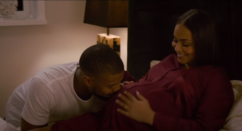 Lauren London and Michael B. Jordan in Without Remorse (2021)