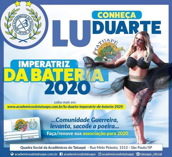 Lucene Duarte appeared in carnival