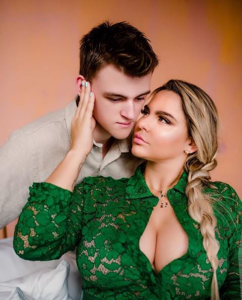 Lucene Duarte with her son Leonardo Hathaway
