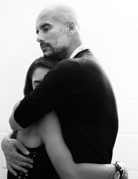 Maria Guardiola with her father