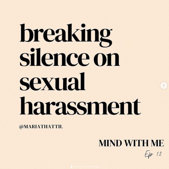 Maria Thattil discusses social topics on her Mind With Me Podcast