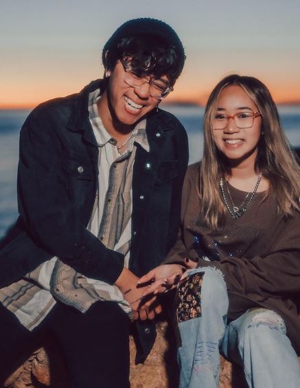 Michael Le with his sister Tiffany Le
