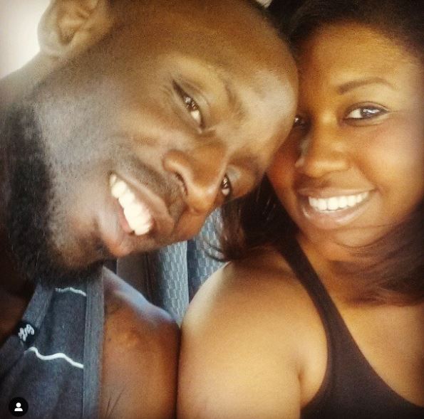 Natalie Franklin with her best friend Joseph Mitchell