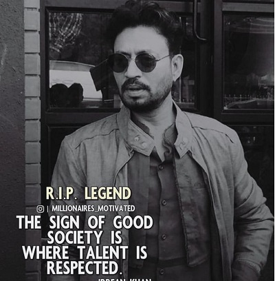 Nikhil Malik paid tribute to Irfan Khan