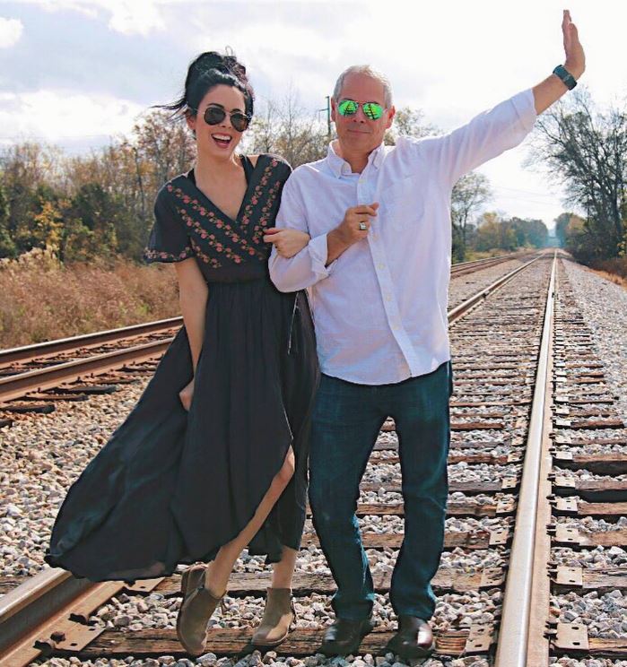 Nikki Phillippi and her father Dirk Mullenger