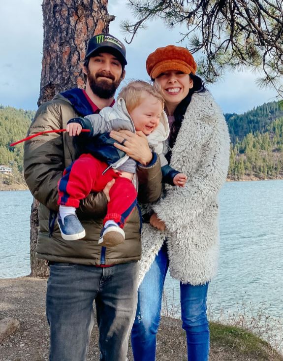 Nikki Phillippi with her husband Dan Phillippi and son Logan Phillippi