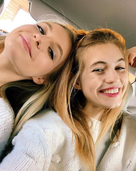 Olivia Welch with her sister Elizabeth Welch