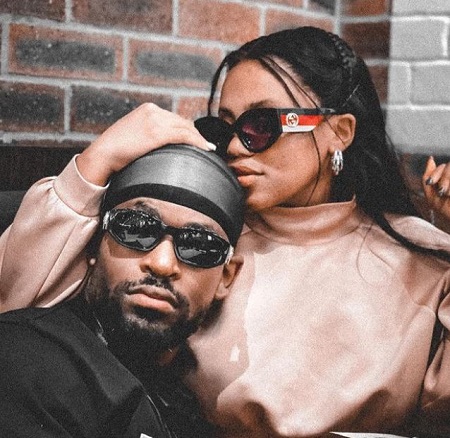 Prince Kaybee with his girlfriend