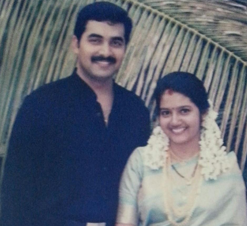 Priya Sunder with her spouse Gopi Sundar