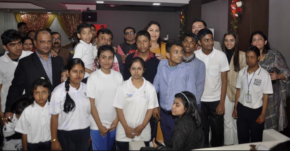 Riniki Bhuyan Sarma donated for specially abled children