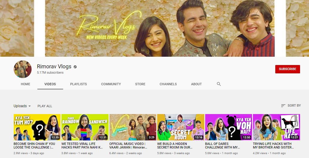 Rishi Dev YouTube channel