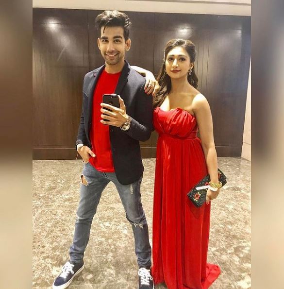 Rishi Dev with Mohena Singh