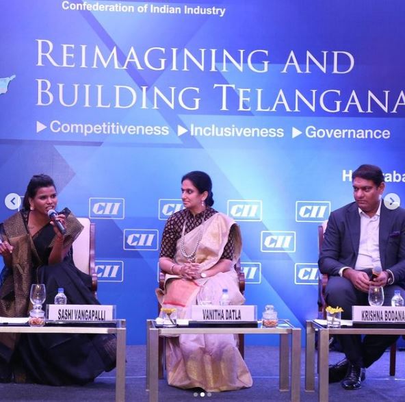 Sashi Vangapalli invited as a guest in Reimagining and Building Telangana