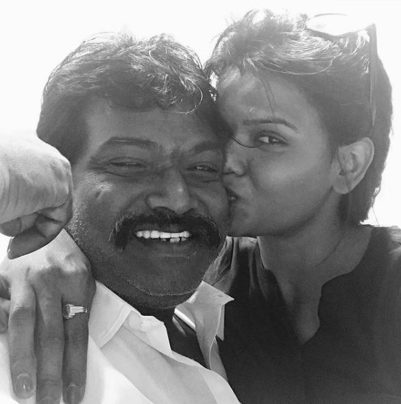 Sashi Vangapalli with her father
