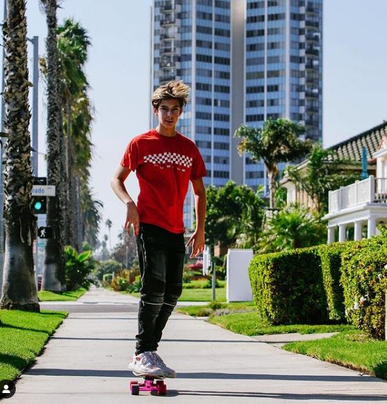 Sawyer Sharbino loves skating