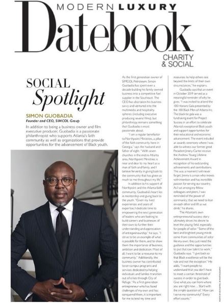 Simon Guobadia is a philanthropist