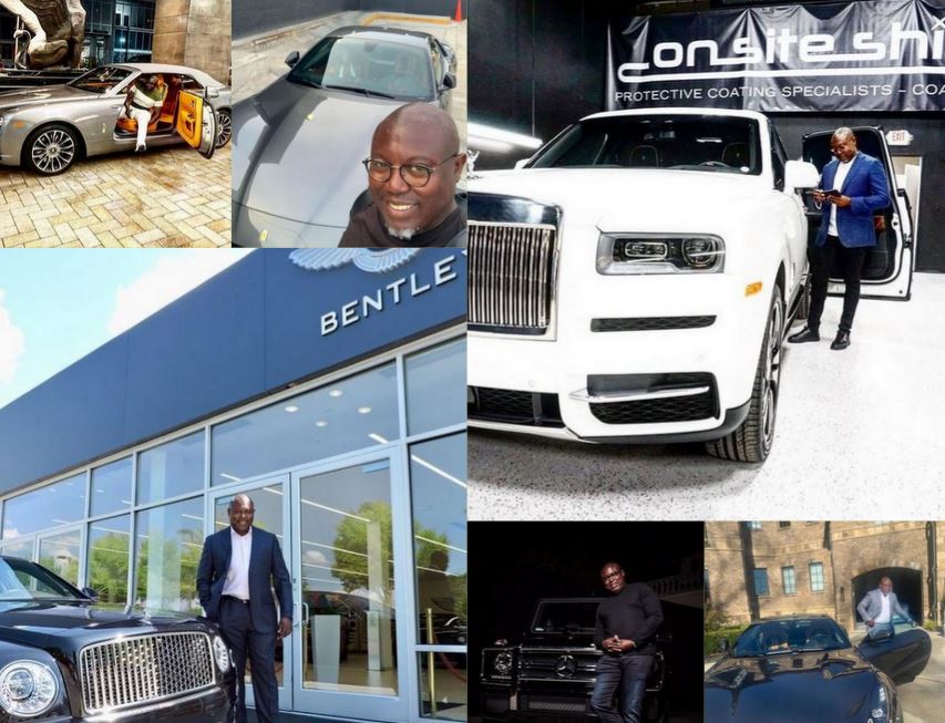 Simon Guobadia's car collection