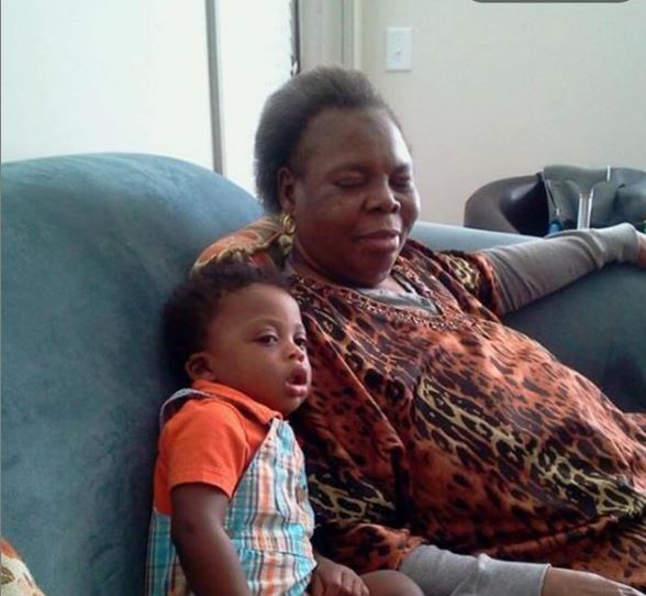 Simon Guobadia's mother and son Benjamin