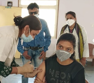 Srushti Jayant Deshmukh got vaccinated with second dose on April 26, 2021