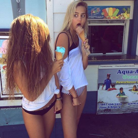 Suede Brooks is an ice-cream lover