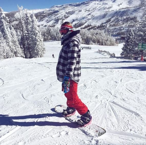 Suede Brooks loves ice skiing
