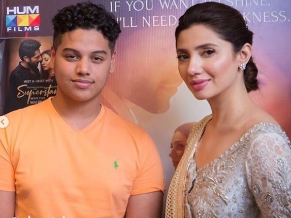 Sunny Jafry with Mahira Khan