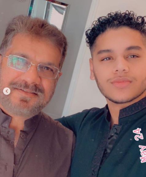 Sunny Jafry with his father