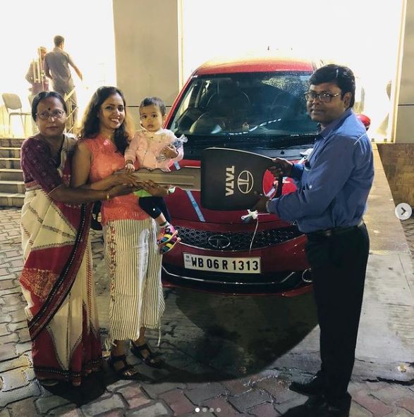 Swaralipi Chatterjee buys a new car
