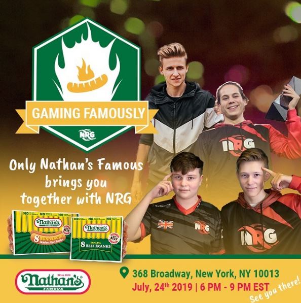 Symfuhny was invited as a guest in at Nathan’s exclusive meet and greet in New York City