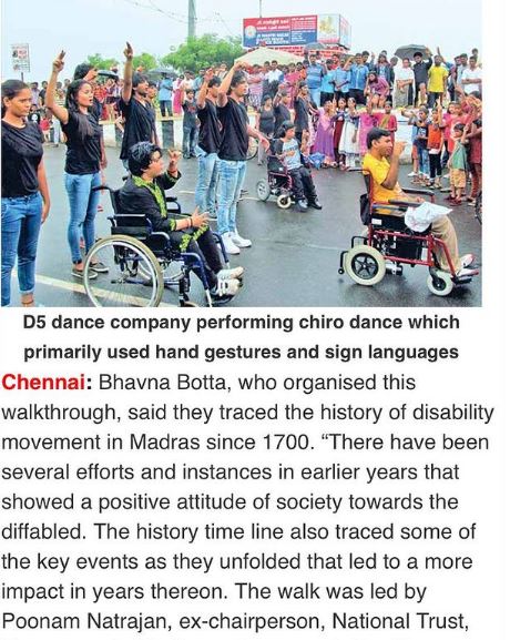 Teju Ashwini and her dance crew gave dance performance