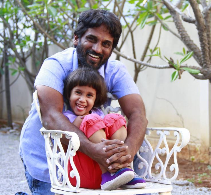 Thummala Narsimha Reddy with his daughter