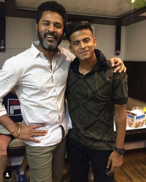 Tushar Shetty with Dance legend Prabhu Dheva