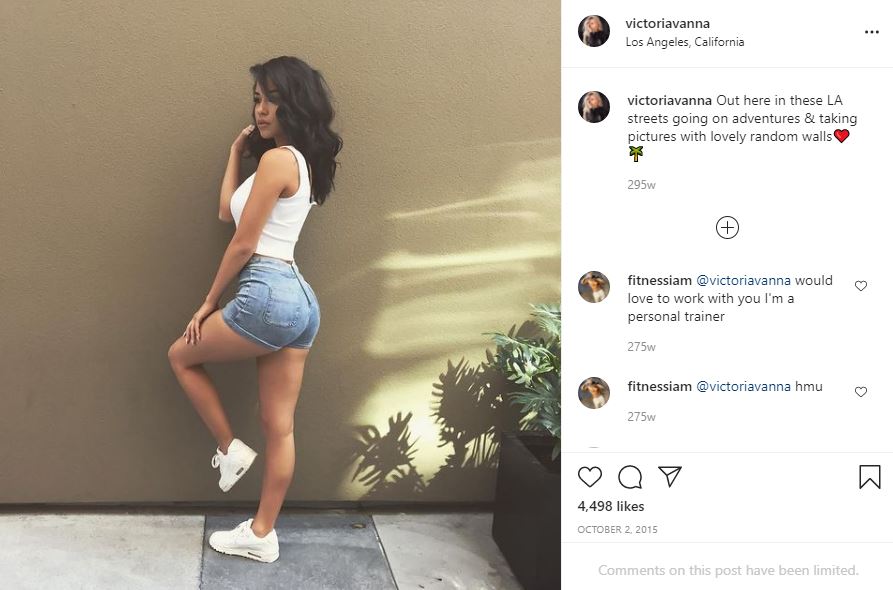Victoria Vanna's first Instagram post