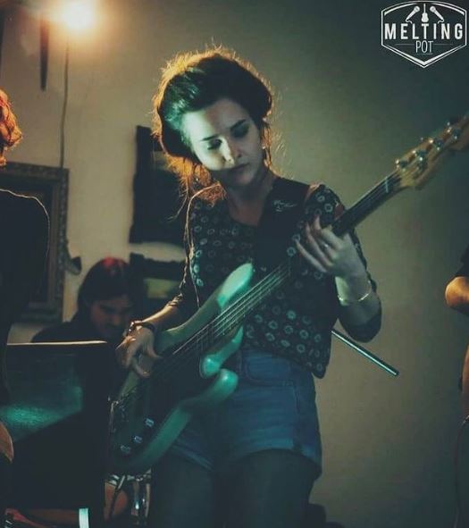 Victoria de Angelis is a bassist