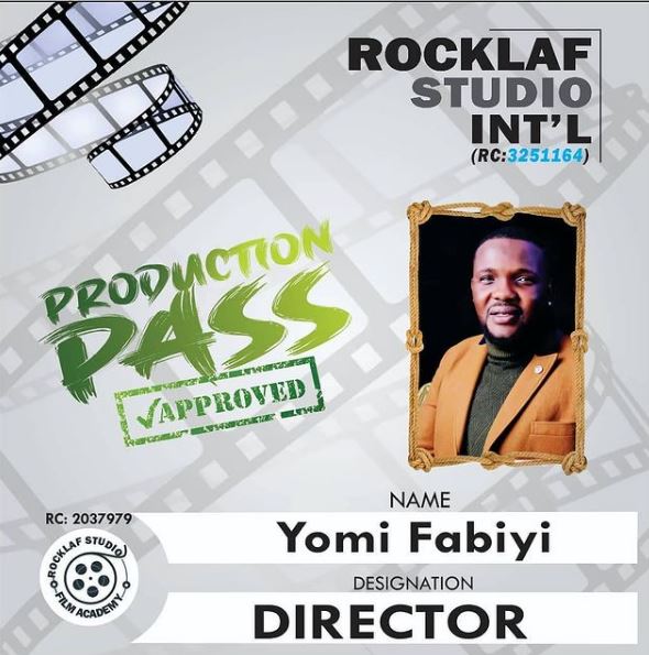 Yomi Fabiyi is the director of a production house