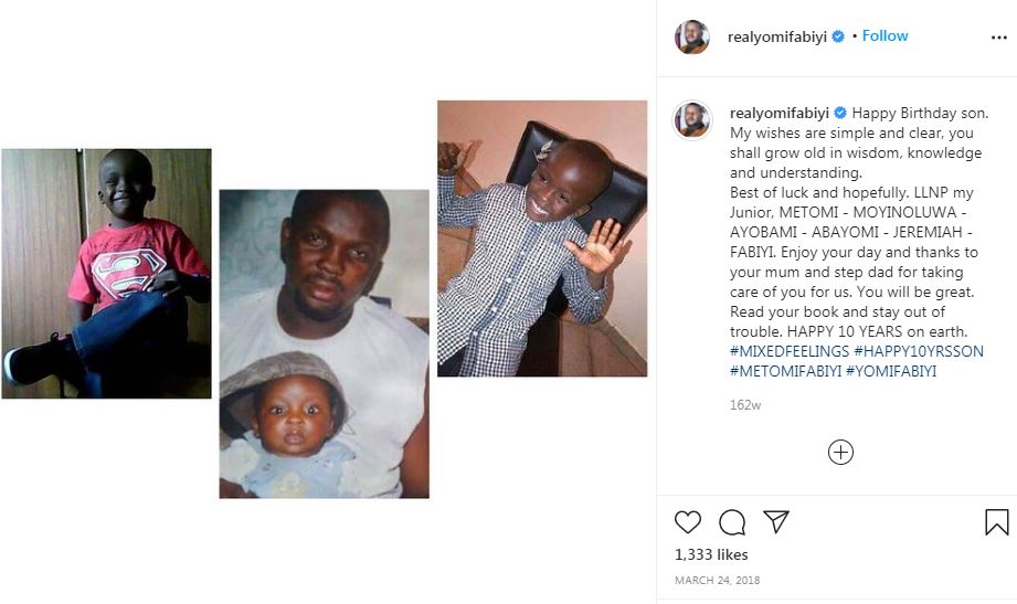 Yomi Fabiyi son Metomi Fabiyi