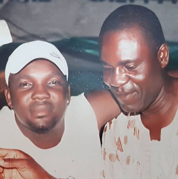 Yomi Fabiyi with his father