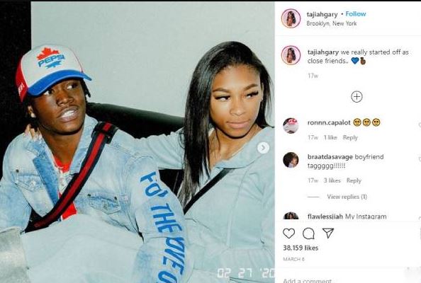 2KBABY with his girlfriend