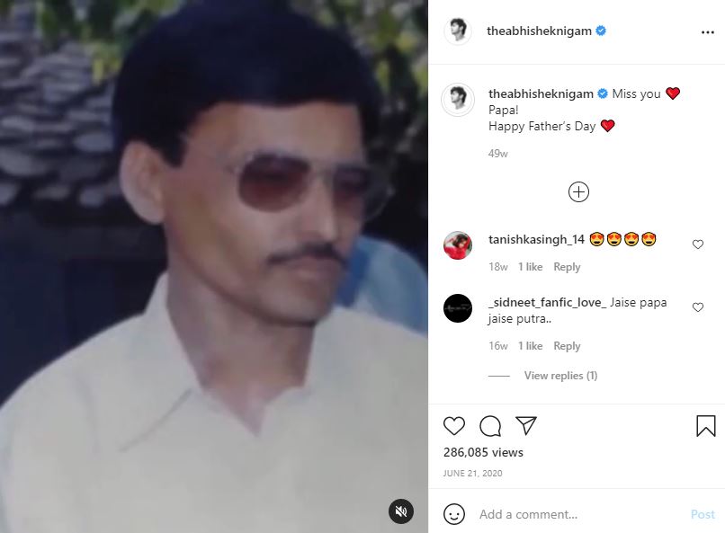 Abhishek Nigam's father Ramvir Tokas
