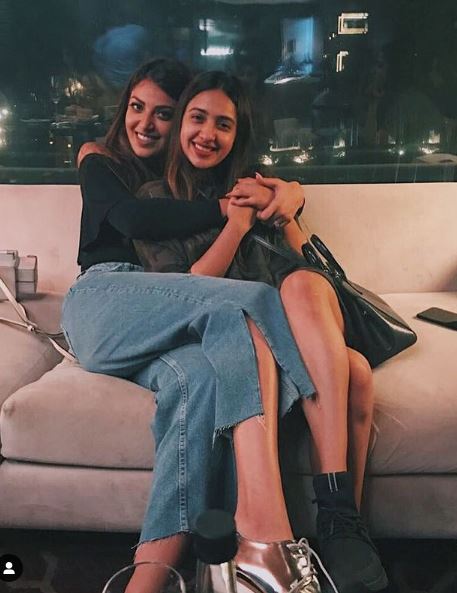Akansha Ranjan Kapoor with her sister Anushka Ranjan