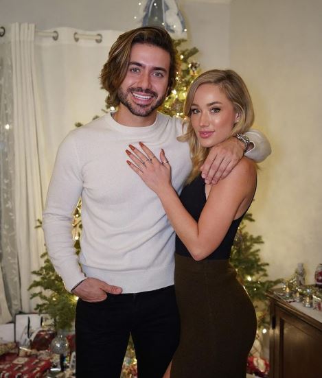 Alex Costa with his girlfriend Robbi Jan