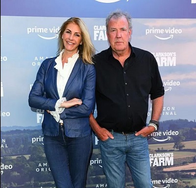 Alexandra James's ex-spouse Jeremy Clarkson with his girlfriend Lisa Hogan