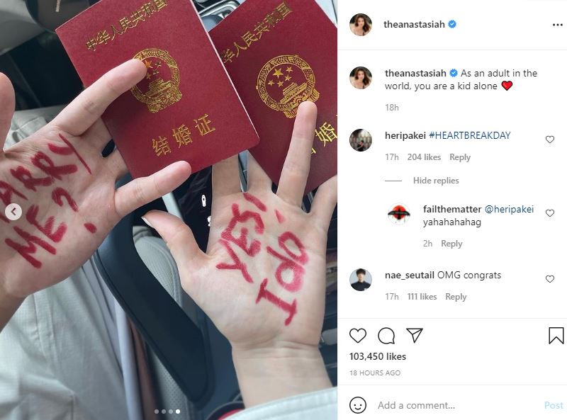 Anastasia Cebulska got married