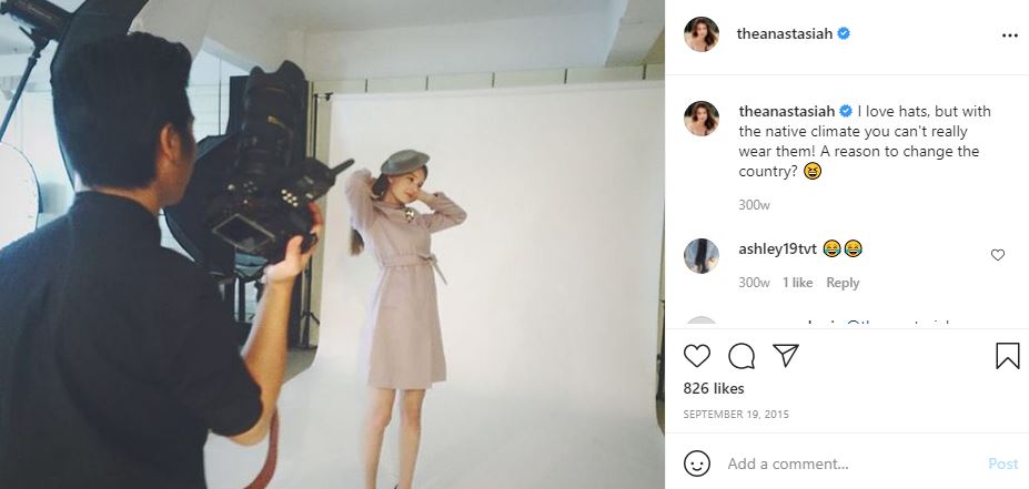 Anastasia Cebulska likes to wear hats