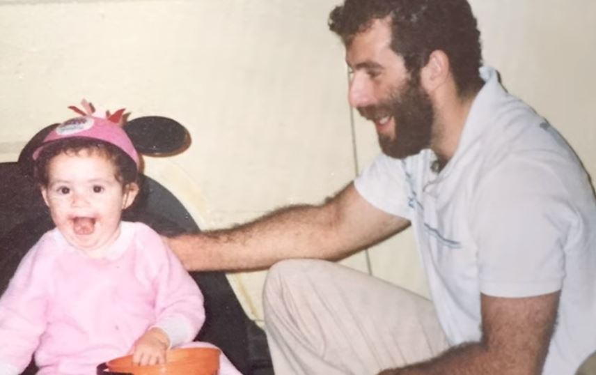 Anna Paulina Luna with her father