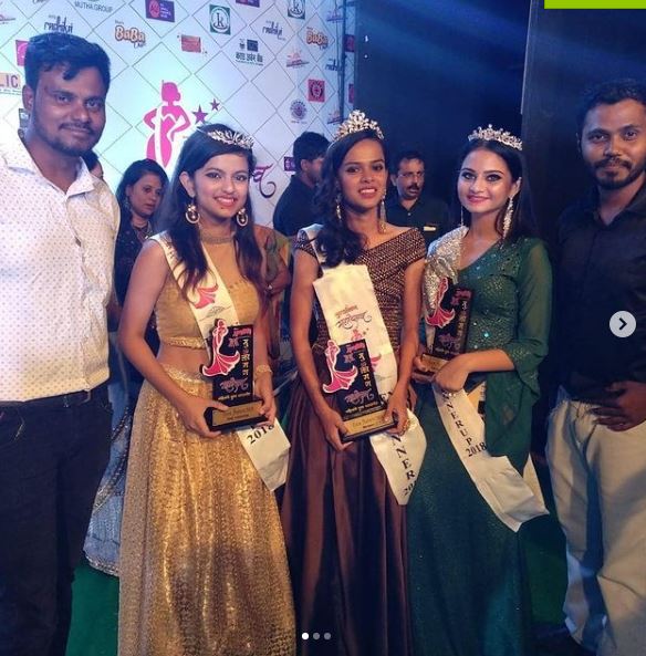 Anushri Mane became 2nd runner up in Miss teen satara 2018