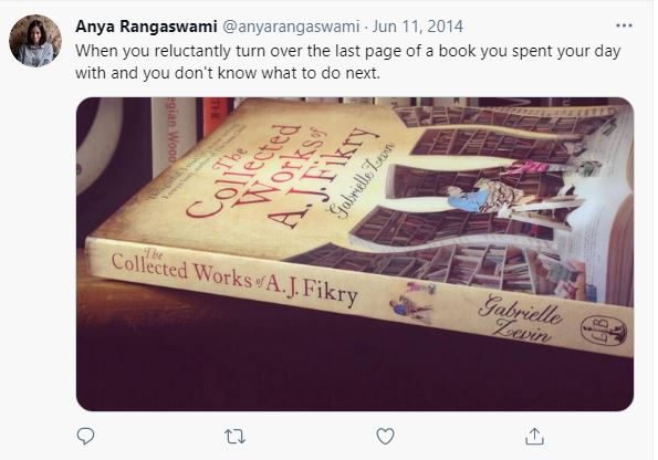 Anya Rangaswami loves reading books