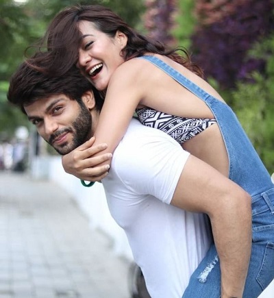 Aradhana Sharma with her best friend Piyush Sharma